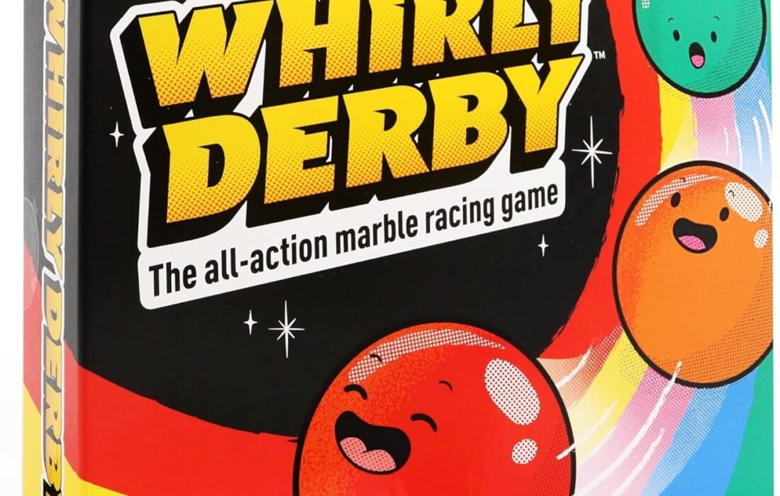 Whirly Derby | The All Action Marble Racing Game | New Family Board Game, for 2-6 Players, Ages 8 and Up