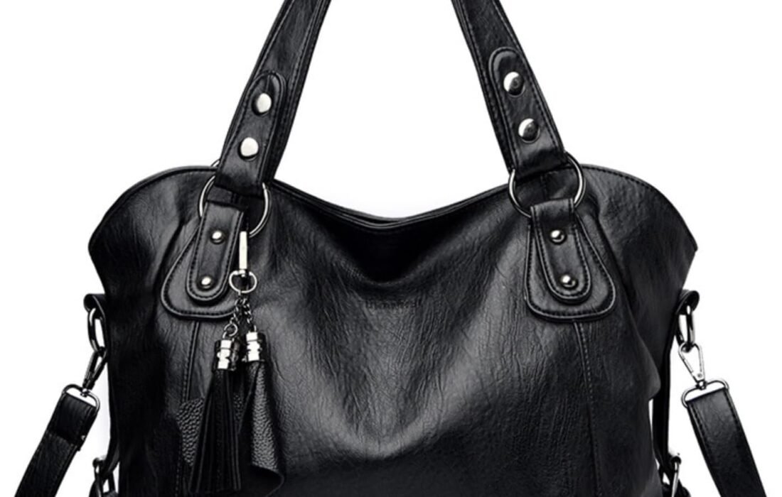Soft PU Leather Tote Bag for Women Casual Minimalist Handbag